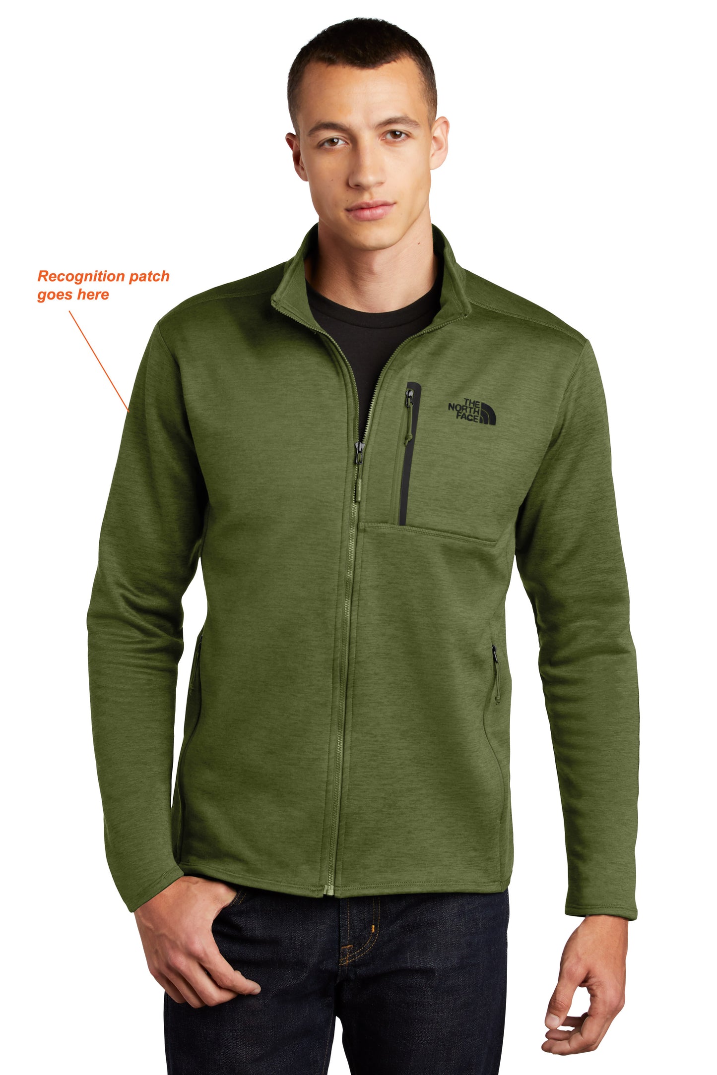 North Face Skyline Full Zip Jacket (4leafclover green)
