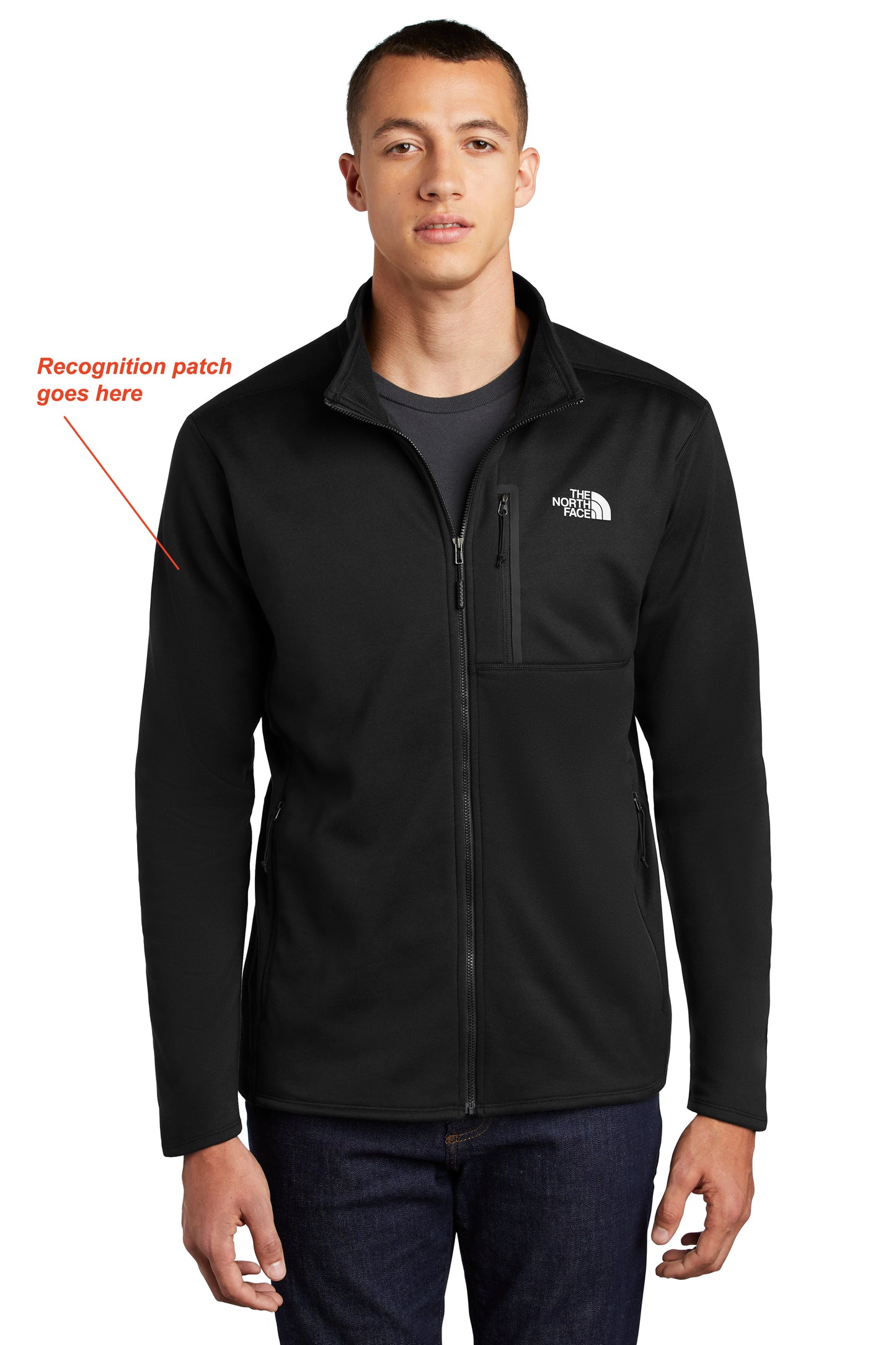 North Face Skyline Full Zip Jacket (Black)